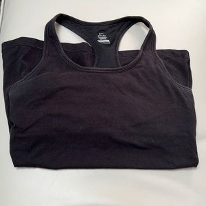 Black workout top